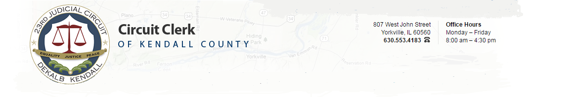 Kendall County banner